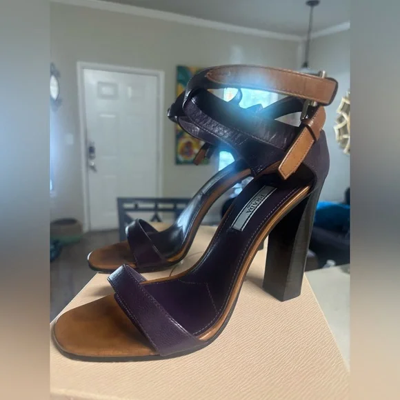 Prada Calzatura Donna Madras Fume Sandal - Picture 4 of 10